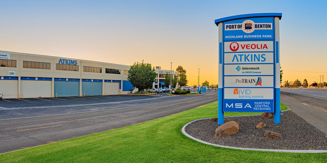 Richland Business Park monument sign