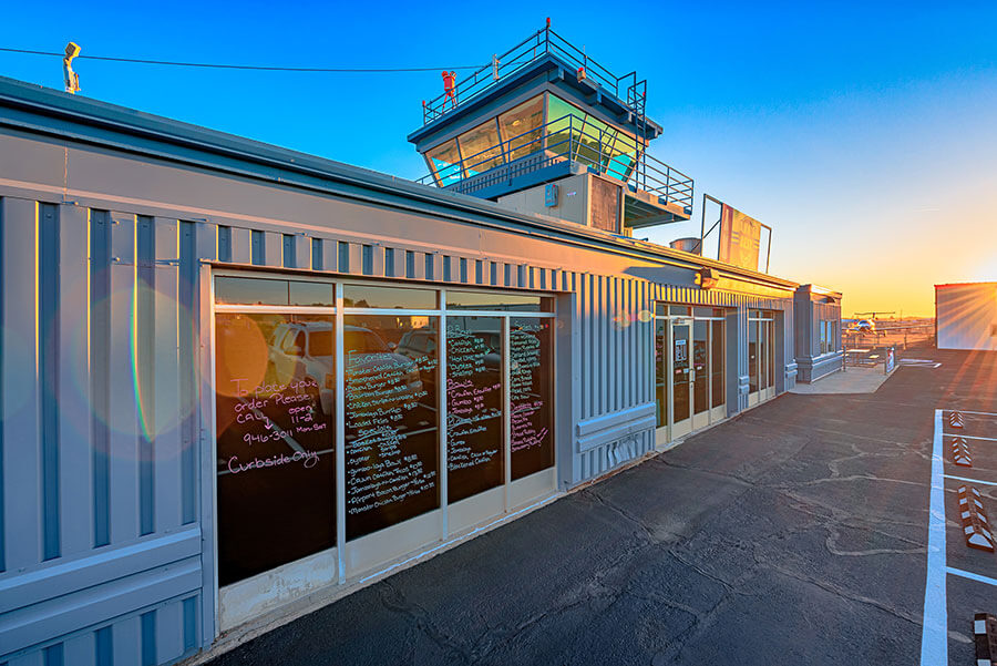 Richland Airport Tower at sunrise