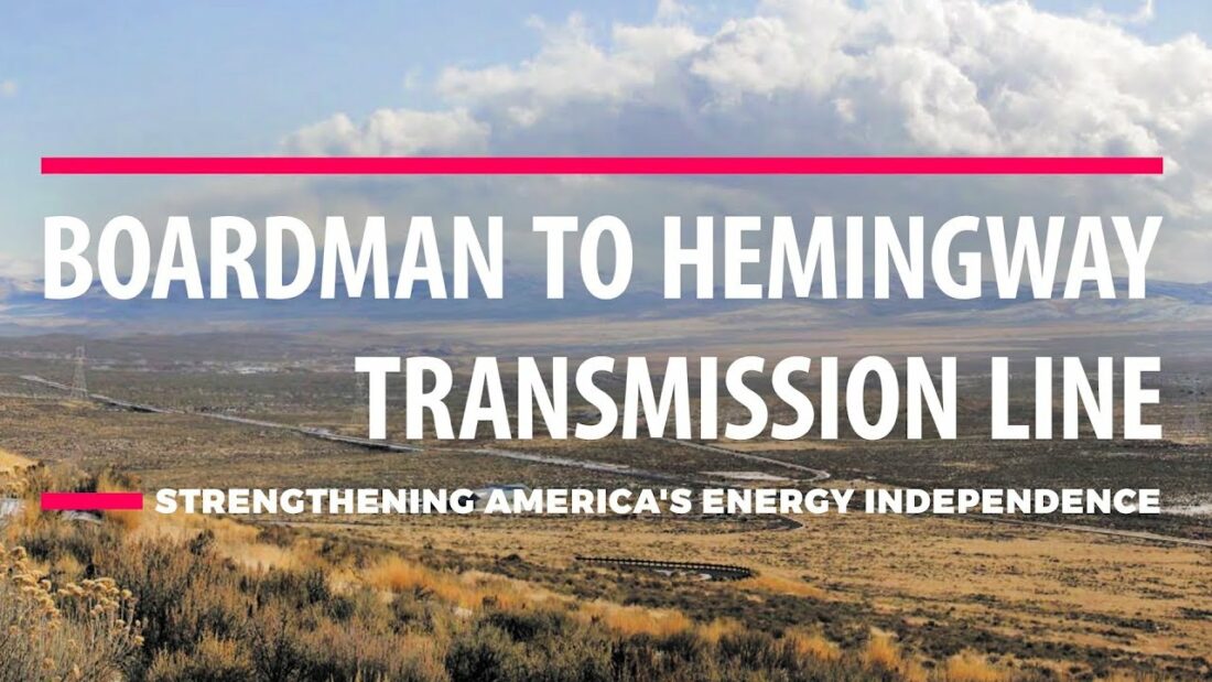 Boardman to Hemingway: A Clean-Energy Superhighway