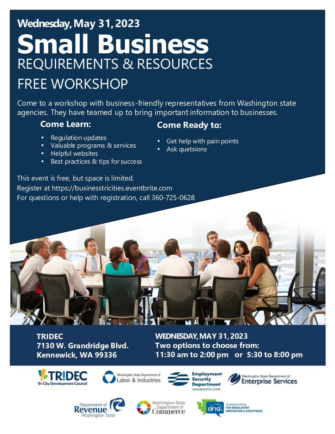 Small Business Requirements & Resources Free Workshop