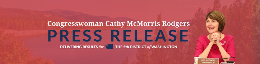 Congresswoman McMorris Rodgers Press Release on Nuclear Energy