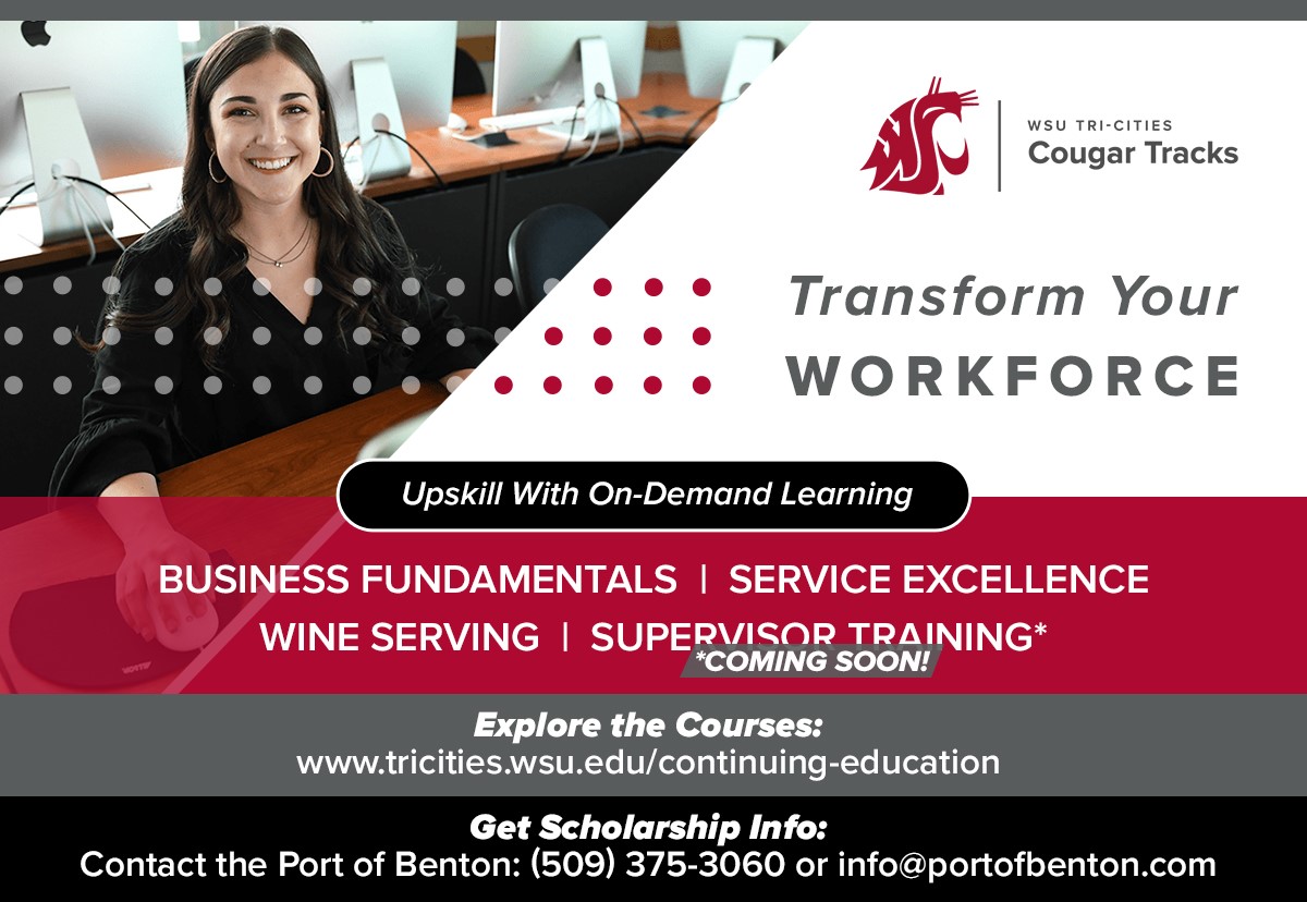 WSU Tri-Cities Workforce Training Opportunities Available to Port Tenants 