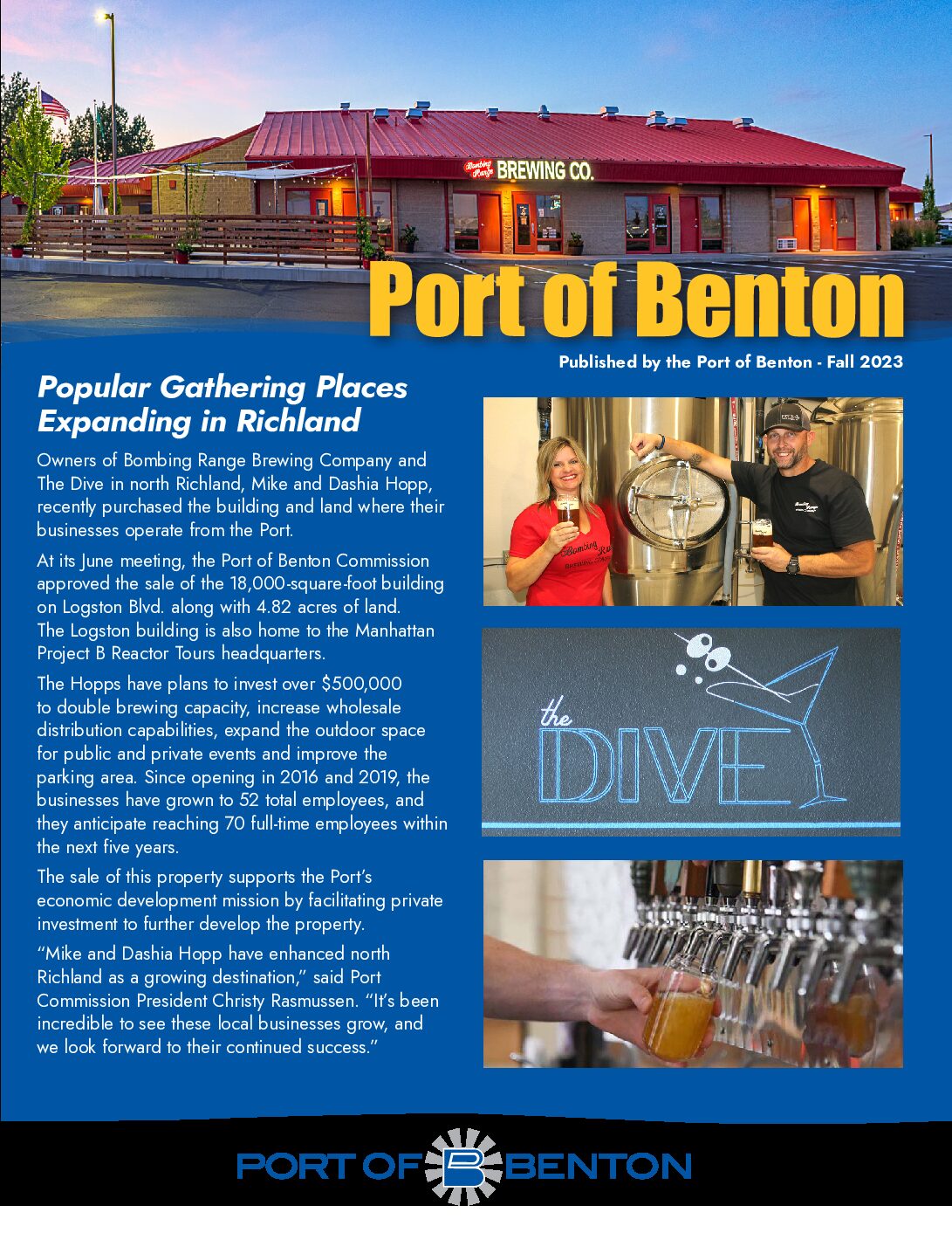 Port of Benton 2023 Fall Newsletter