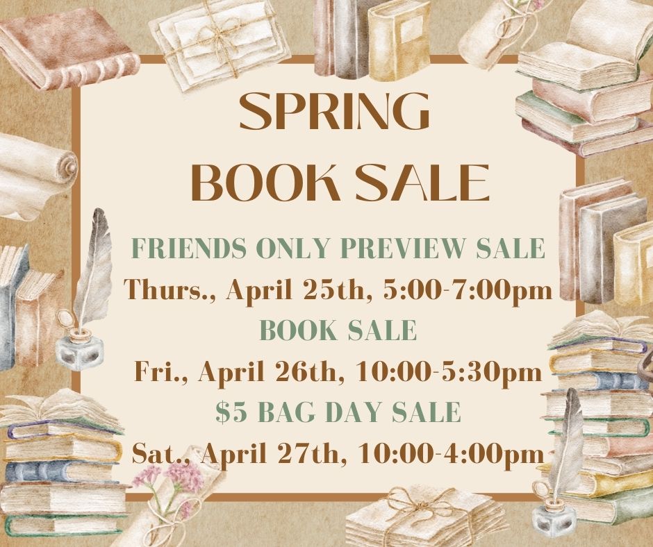 Spring Book Sale at Richland Public Library