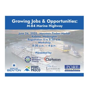 Register Today for the M-84 Marine Highway Workshop! Growing Jobs & Opportunities