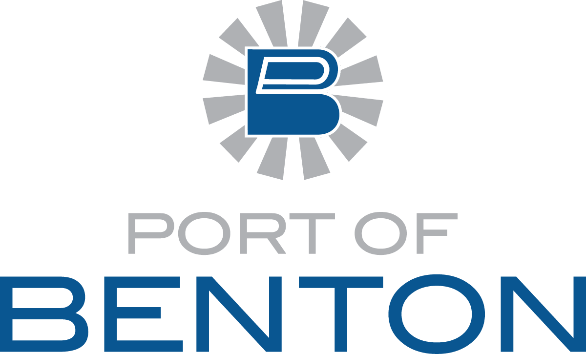 Port of Benton Logo Tall Light Backgrounds
