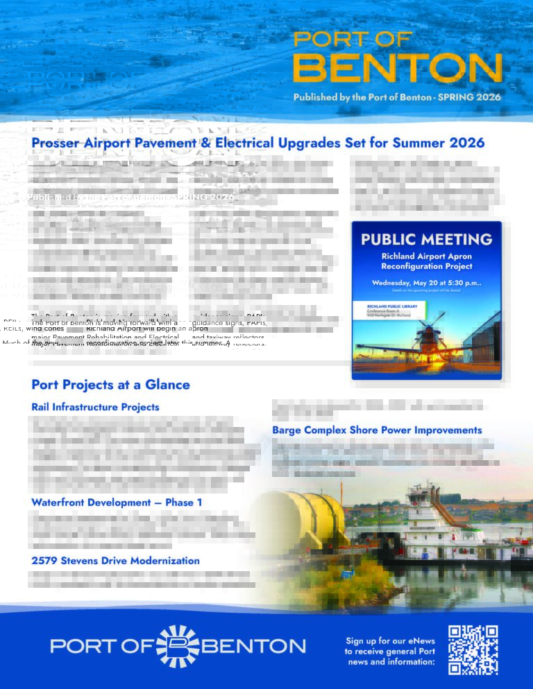 2026 Port of Benton Spring Newsletter