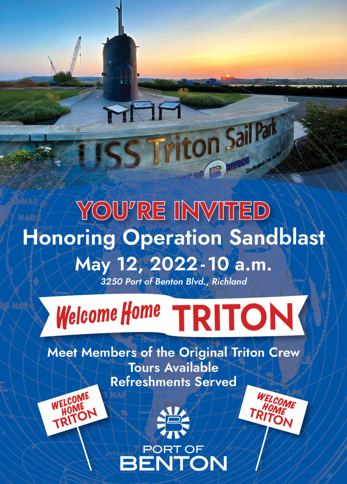 Port to Honor USS Triton's Top-Secret Mission Crew Members 