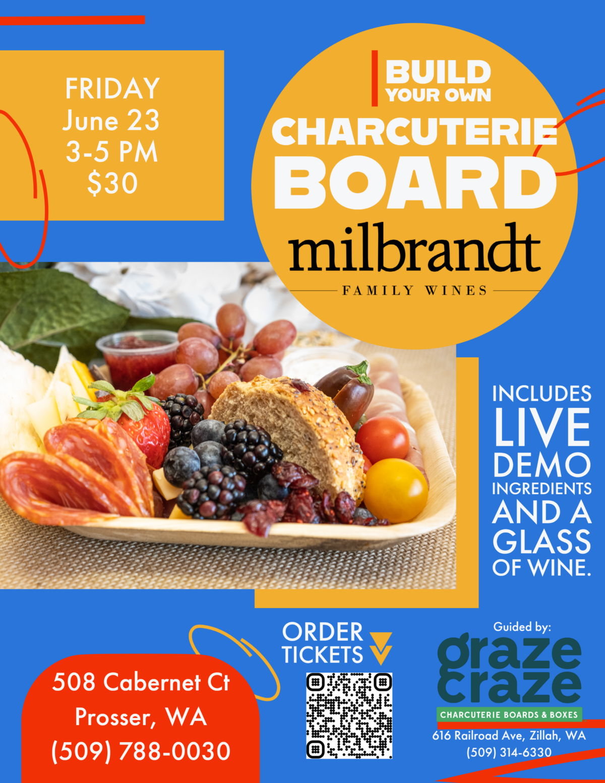 Build Your Own Charcuterie Board in Vintners Village