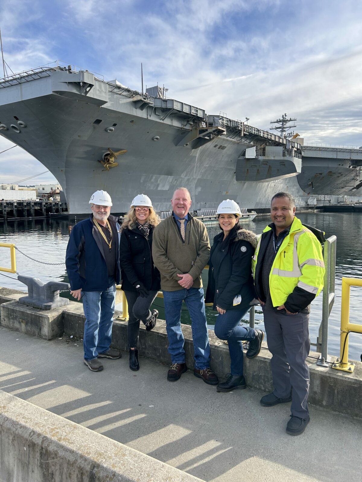 Port Team Visits Puget Sound Naval Shipyard