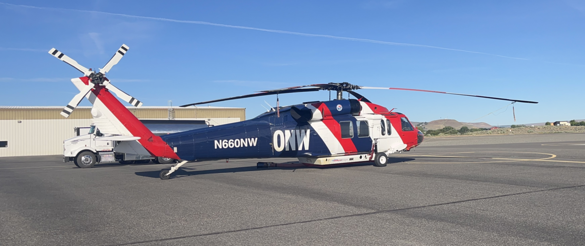 DNR Blackhawk at Richland Airport