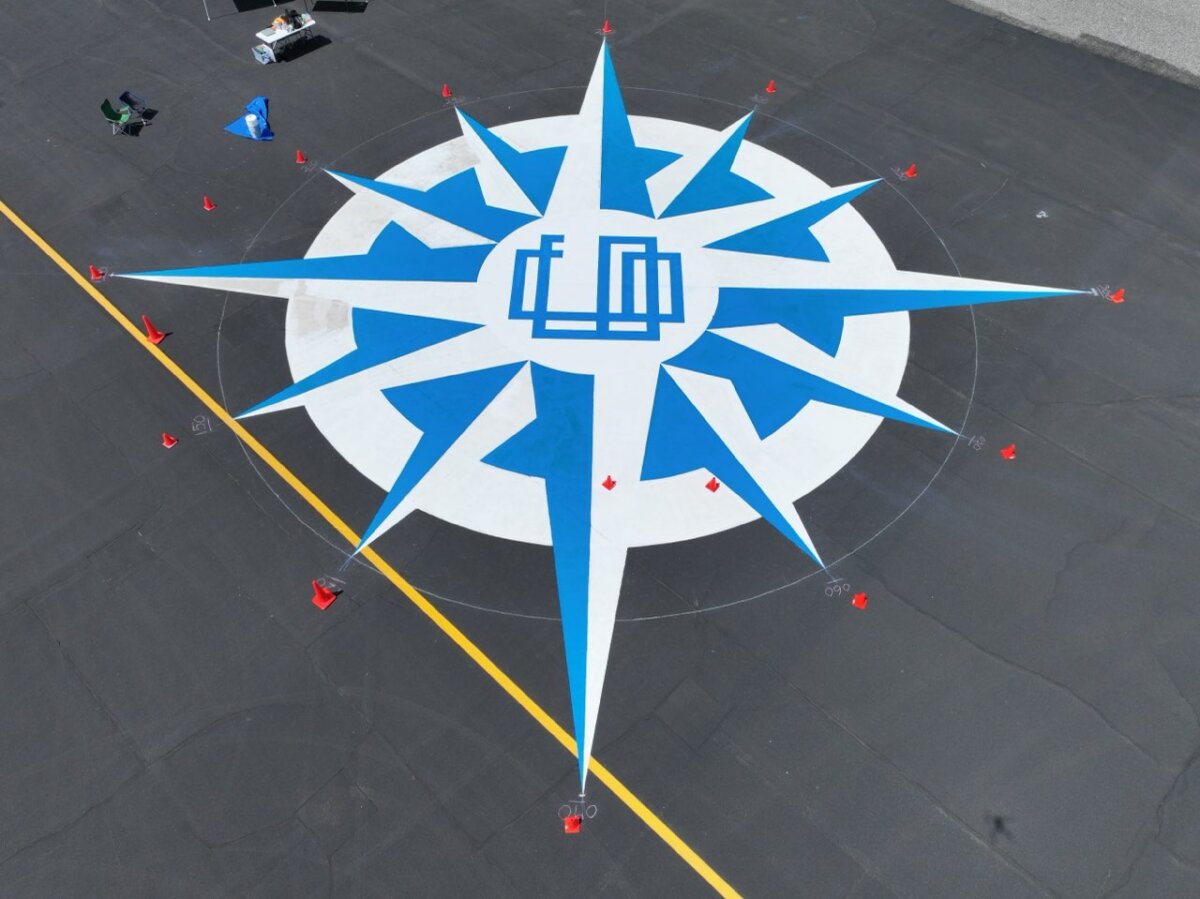 Mid-Columbia Chapter of the Ninety-Nines Complete Compass Rose at Richland Airport