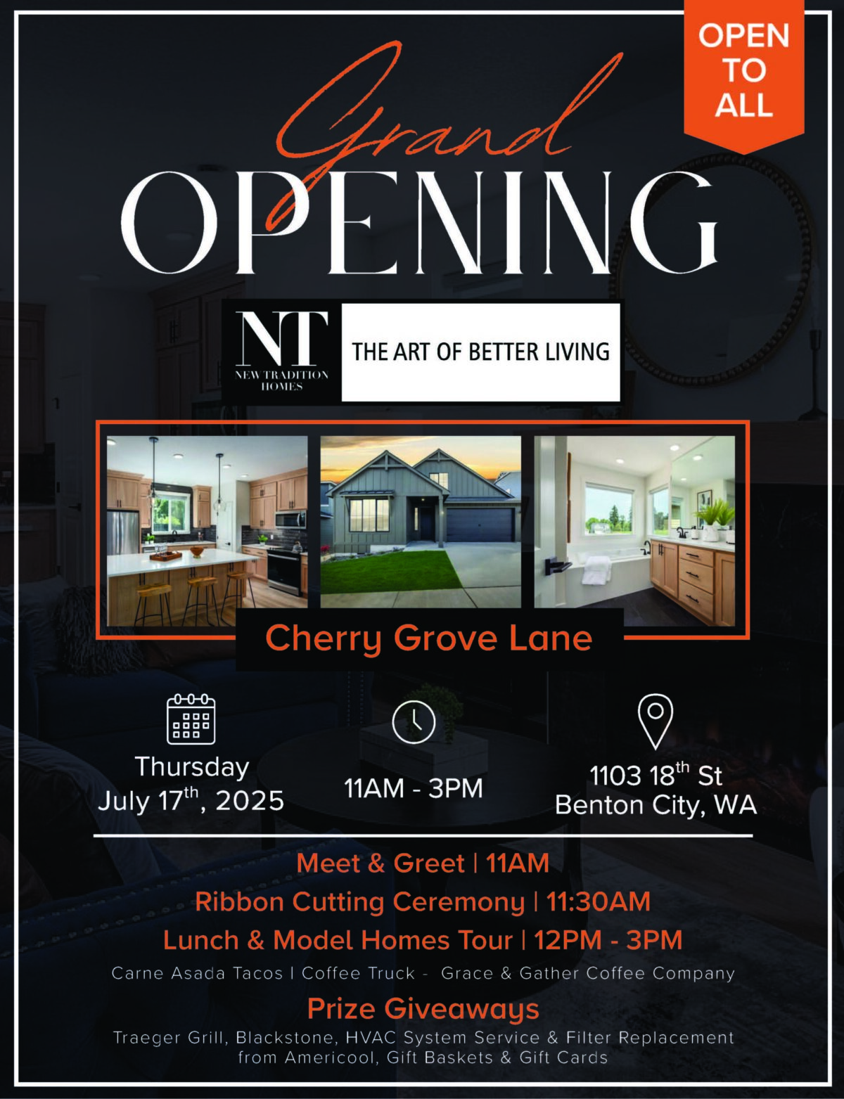 Grand Opening - Cherry Grove Lane, Benton City