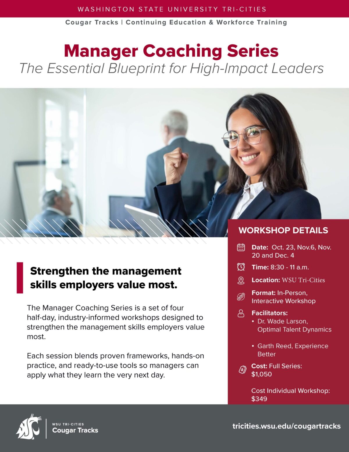 WSU Tri-Cities Cougar Tracks - Manager Coaching Series