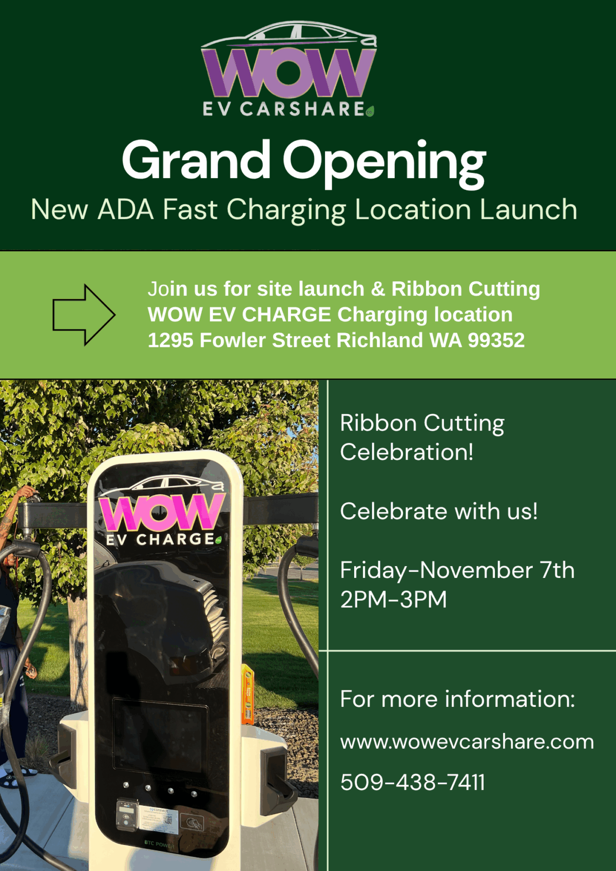 WOW EV Charging Station Launch