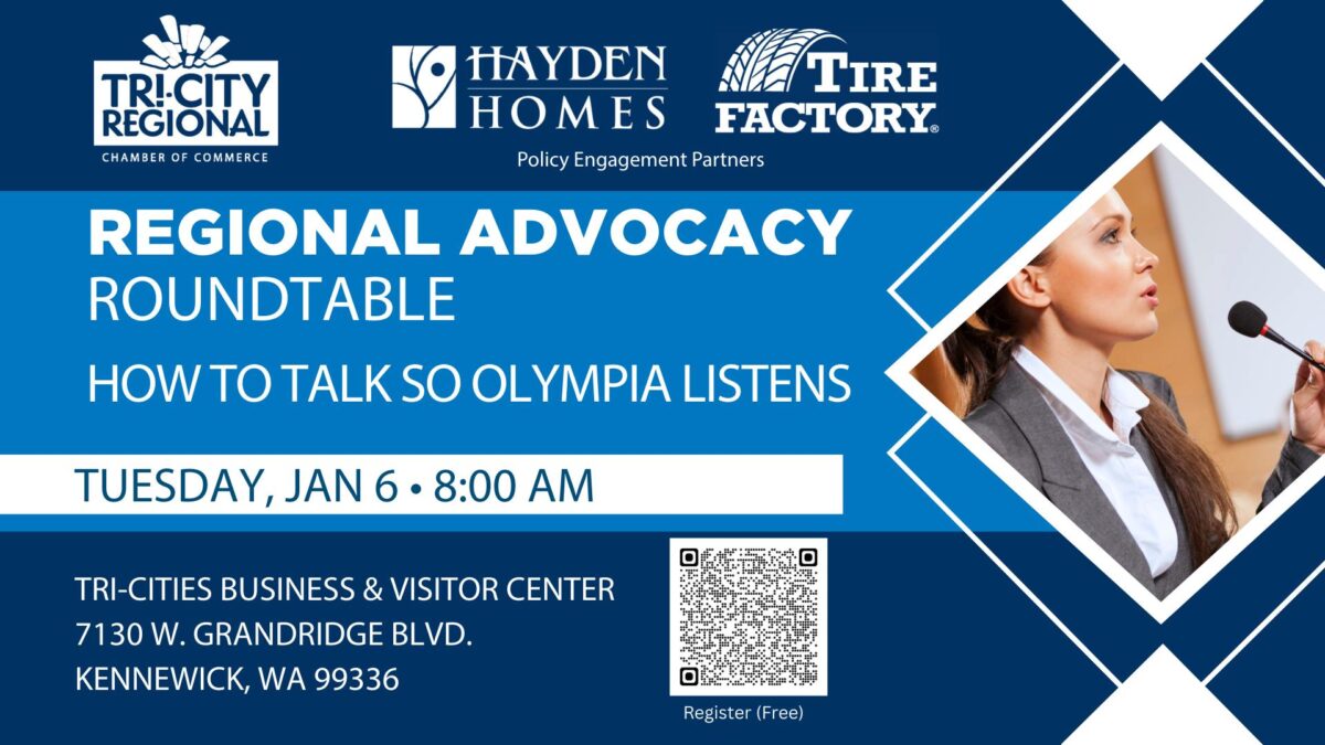 Tri-City Regional Chamber Hosts Regional Advocacy Roundtable