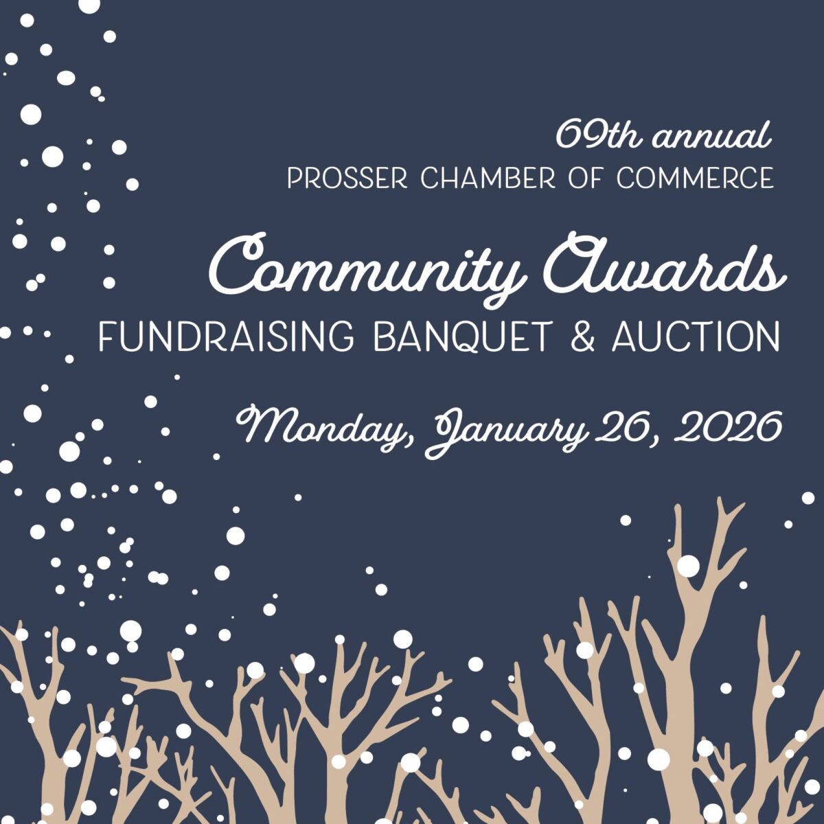 69th Annual Prosser Chamber of Commerce Community Awards Banquet