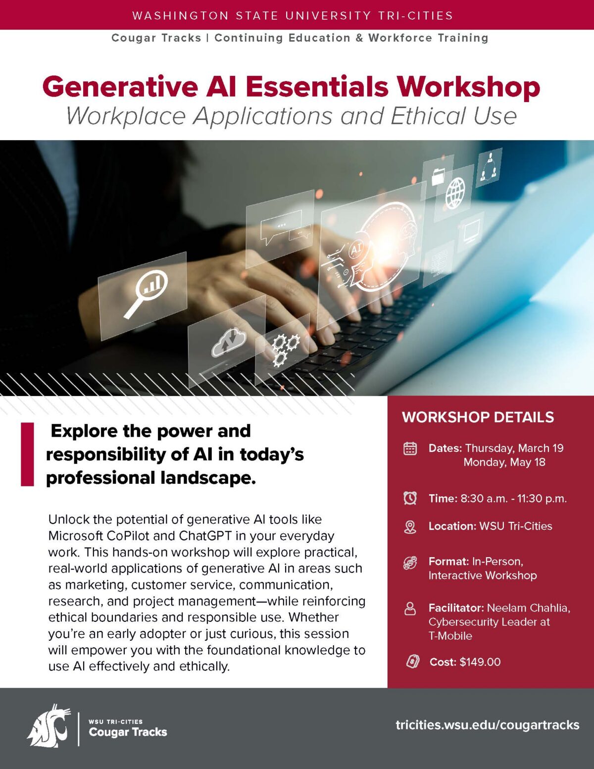 WSU Cougar Tracks | Generative AI Essentials Workshop
