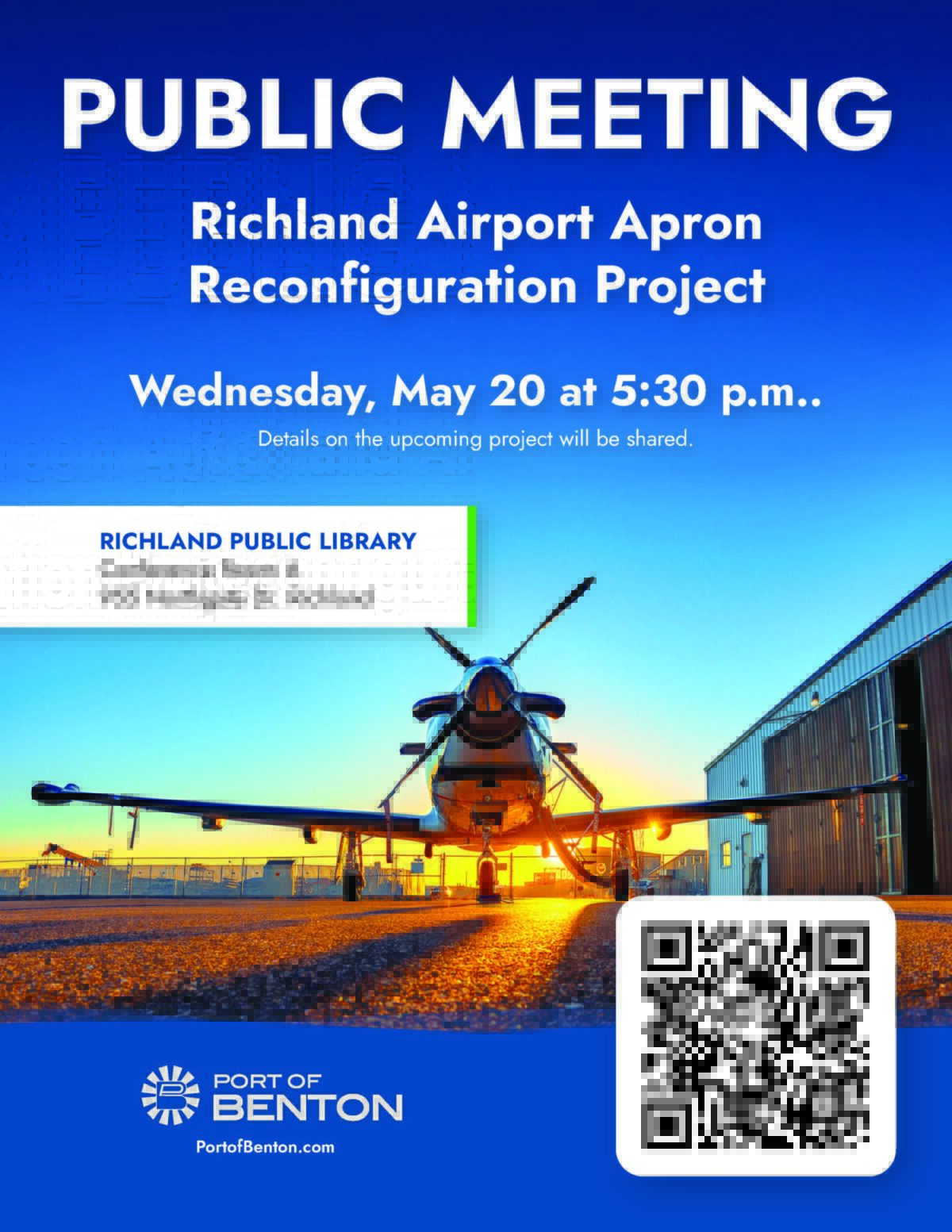 2026-04 POB Richland Airport Public Meeting Flyer V1 (002)